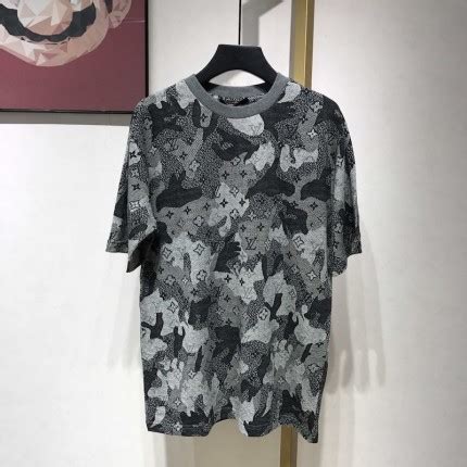 lv camo jacquard t-shirt|Jacquard Cotton T.